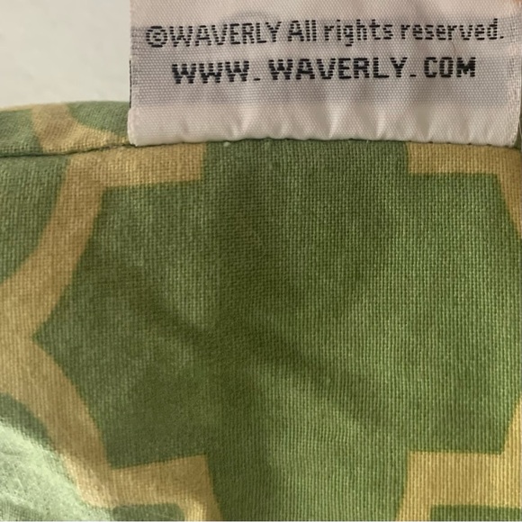 Waverly Green Design Accent Pillow with Embroidered Bees & Dragonflies - Picture 6 of 8